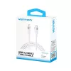 Vention USB 3.2 5A 10Gbps 1m WH USB-C uz C kabelis