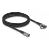 USB kabelis DeLOCK 81148 2m USB C Melns 20 Gbit/s