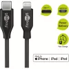 Uzlādes un sinhronizācijas kabelis Goobay Lightning uz USB-C 0,5 m