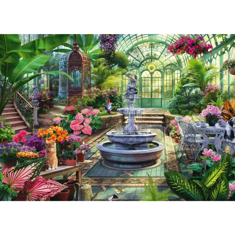 Jeff Haynie: Victorian Greenhouse, puzle 1000 gabali