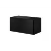 Cama living room furniture set ROCO 8 (2xRO3 + 4xRO6) Melns/Melns/Melns