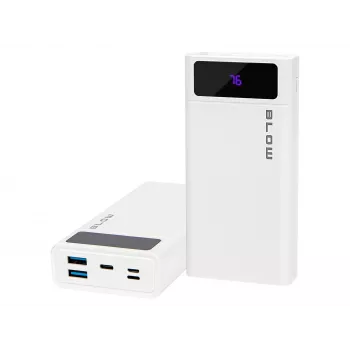 Portable Power Bank BLOW PB20E 20000mAh QC+PD 20W with USB-C, 2×USB-A, Lightning input, polymer battery