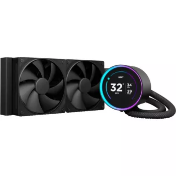 NZXT KRAKEN Elite V2 240 šķidruma dzesēšanas displejs, melns, RL-KN24E-B2 (RL-KN24E-B2)