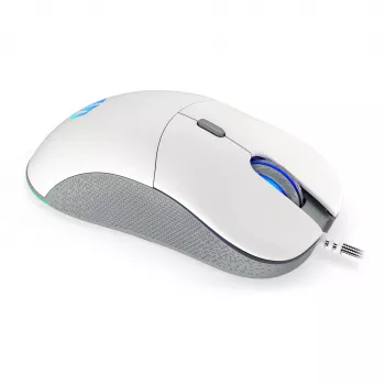 ENDORFY GEM Plus Onyx Balts pele Spēlēm Labās rokas USB Type-C Optiskā 19000 DPI