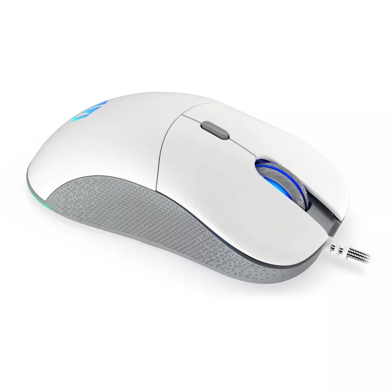 ENDORFY GEM Plus Onyx Balts pele Spēlēm Labās rokas USB Type-C Optiskā 19000 DPI