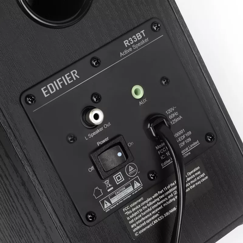 Edifier R33BT skaļrunis melns, vadu un bezvadu, 10 W