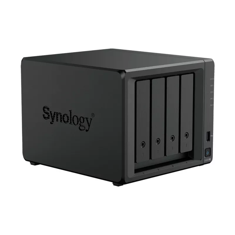 Synology DiskStation DS925+ NAS/serveris Ryzen Embedded V1500B 4 GB DDR4 0 TB Melns