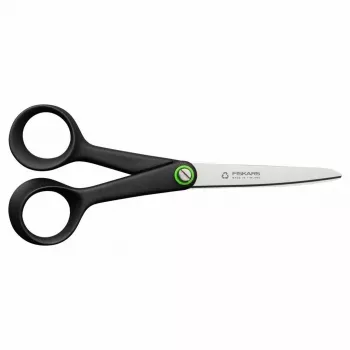 Fiskars 1074543 kancelejas/amatniecības šķēres Universal taisns griezums melns, nerūsējošais tērauds