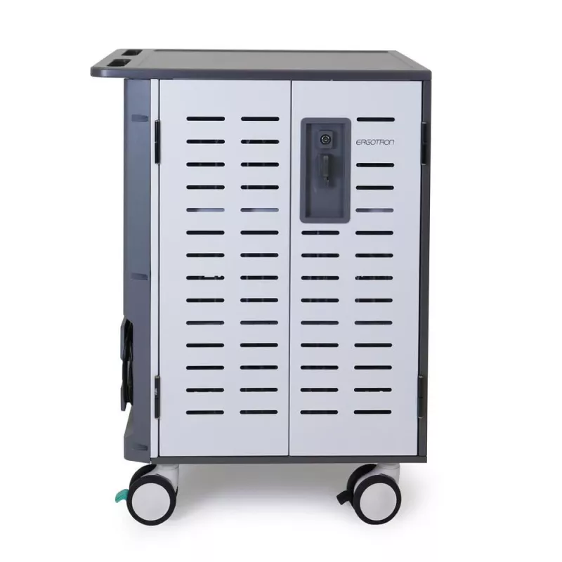 Ergotron Zip40 - ratiņi (tikai uzlāde) - 40 planšetdatoriem / piezīmjdatoriem - ekrāna izmērs: līdz 39,6 cm (līdz 15,6 collām)