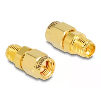 DeLOCK adapteris RP-SMA ligzda uz SMA spraudni 9 mm diametrs 18 mm platums
