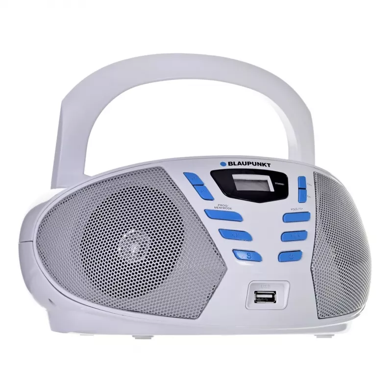 Blaupunkt BB7-WH pārnēsājama stereo sistēma Digitālā 2.4 W FM Pelēka MP3 atskaņošana