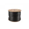 Tīkla kabelis LANBERG Cat5e U/UTP LCU5-21CU-0305-BK, 305 m, 24 AWG, PVC apvalks, melns