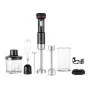 Iegremdējamais rokas blenderis GASTROBACK Cordless Design 5-in-1 — 180 W, 0,5 L trauks, darbināms ar baterijām, nerūsējošā tērauda asmeņi