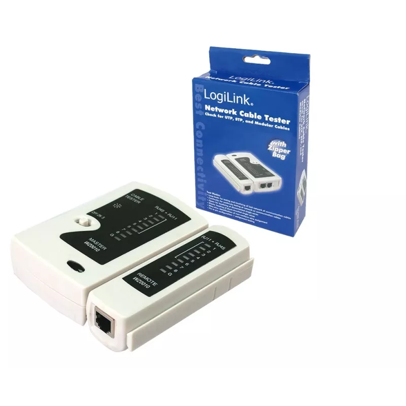 Kabeļu testētājs, LogiLink WZ0010, tīkla kabeļu testēšanas instruments