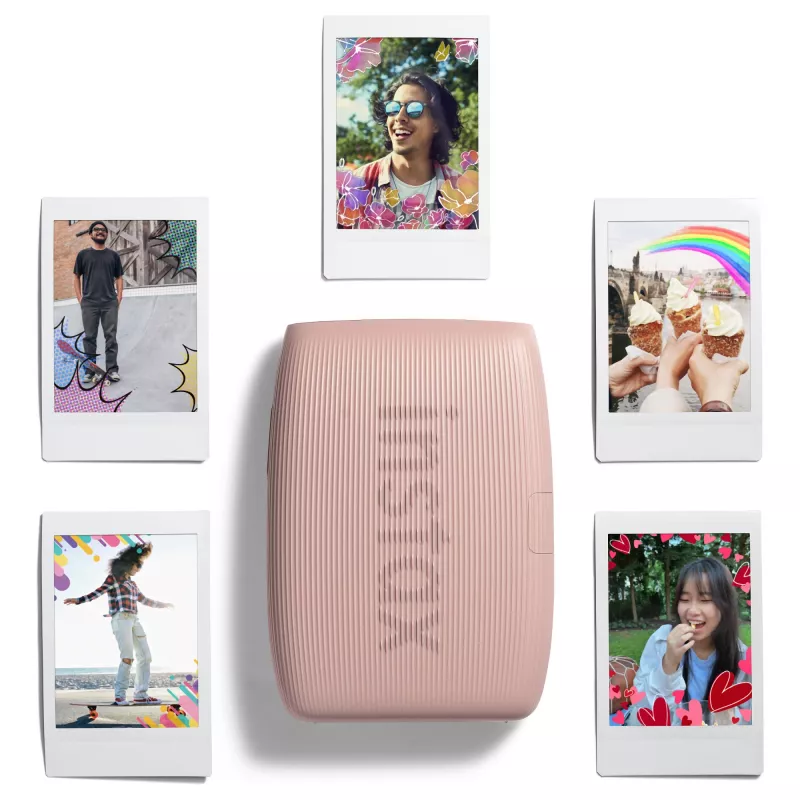 Foto printeris Fujifilm Instax Mini Link 3 rozā Bluetooth pārnēsājams momentfoto printeris
