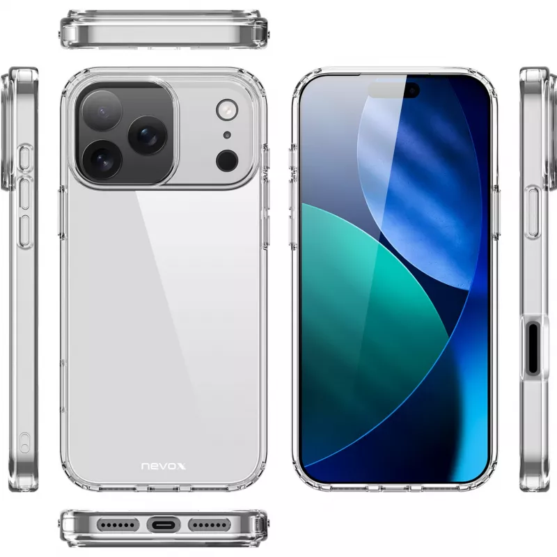 nevox StyleShell Flex - iPhone 17 Pro Max 6.9 caurspīdīgs (2513)