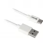 USB adaptera kabelis Sharkoon USB 2.0 A uz USB-C 1,5 m, balts