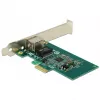 DeLock PCI Express karte > 1 x Gigabit LAN - tīkla adapteris - PCIe 2.1 Low-Profile - Gigabit Ethernet