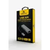 Gembird A-AMU3-LAN-01 USB-A uz Gigabit LAN adapteris ar 3 portu USB 3.0 centrmezglu, melns