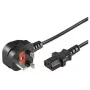 Microconnect PE090405 strāvas kabelis melns 0,5 m Strāvas spraudnis G tips C13 savienotājs