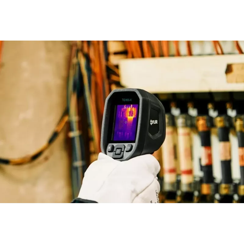 FLIR TG165-X MSX termokamera -25 līdz +300 °C 80 x 60 pikseļi 8.7 Hz MSX®, integrēta LED gaisma, digitālā kamera