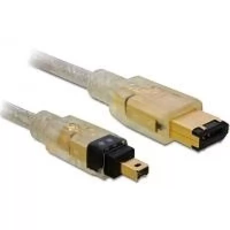 FireWire A/A kabelis DeLOCK 1,0 m pelēks