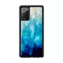 Aizsargmacis iKins Samsung Galaxy Note 20 — zils ezers un melns, plāns vāciņš