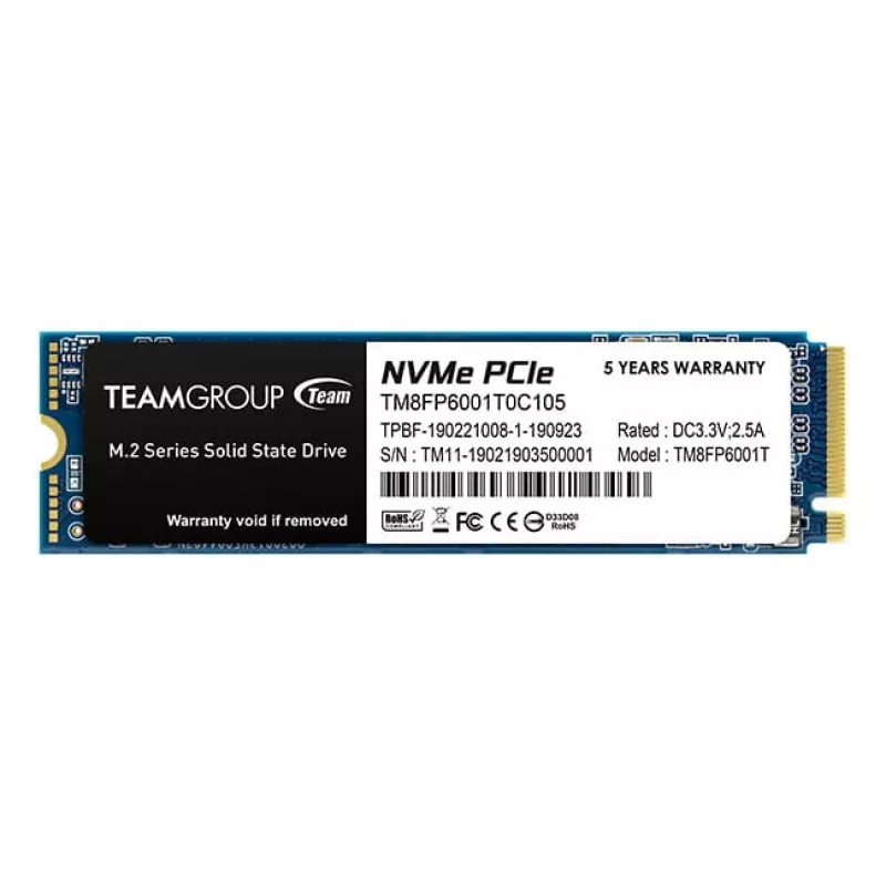SSD disks Team Group 1 TB M.2 PCI Express 3.0 NVMe MP33