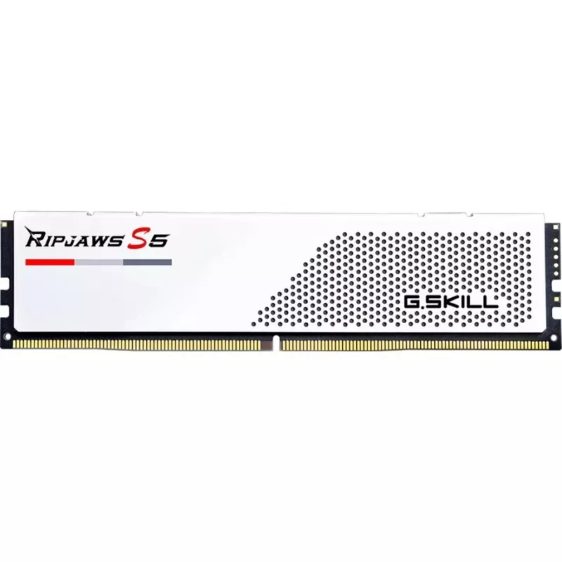 DIMM 96 GB DDR5-6000 (2x 48 GB) Dual-Kit, Atmiņa balta, F5-6000J3036F48GX2-RS5W, Ripjaws S5, INTEL XMP