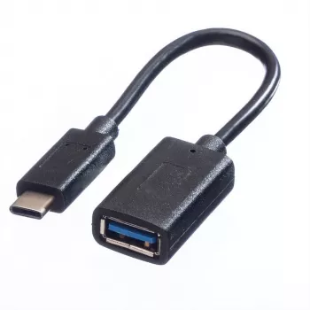 Kabeļa adapteris USB 3.1 C-A V/M 0,15 m VALUE 11.99.9030