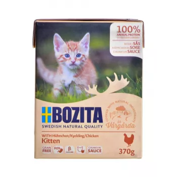 BOZITA Fresh Menu kaķēnu gabali mērcē - mitrā kaķu barība - 370g