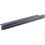 Patch panel 1U ShiverPeaks BS75066-1 Metal Melns