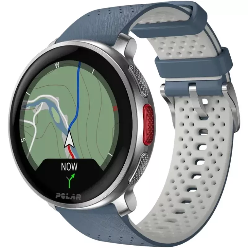 Polar Vantage V3 - Alumīnijs - Sporta pulkstenis ar siksnu - Silikons - Displejs 3,5 cm (1,39) - 32 GB - Bluetooth - 57 g - debeszils (900108892)