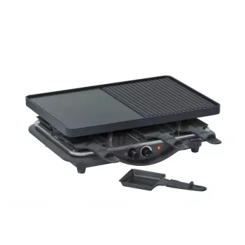 Raclette grils Steba RC 28 8 personām 1400 W melns hroms