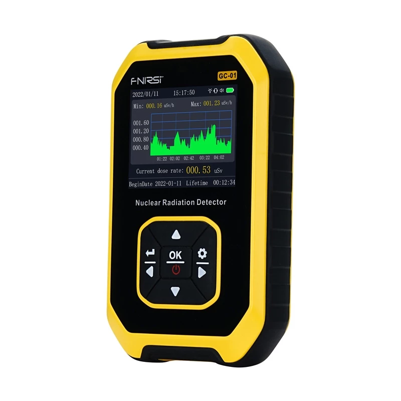 FNIRSI GC-01 kodolstarojuma detektors