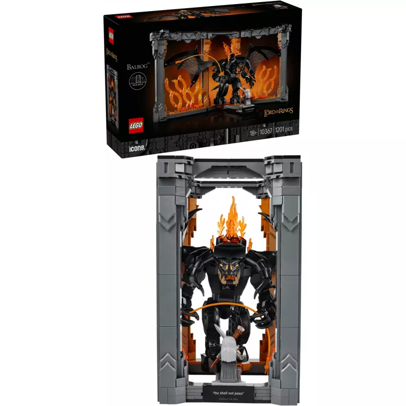 LEGO ICONS 10367 The Lord of the Rings: Balrog Book Nook