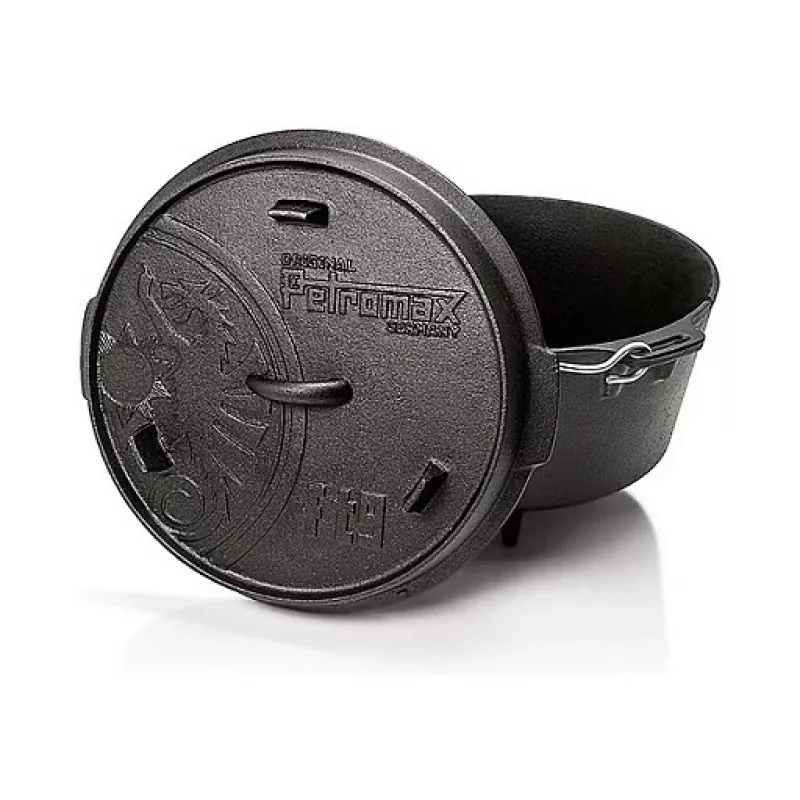 Cepamais paplāts / plātsne Petromax FT12 apaļa čuguna krāsns, piemērota maizei un gaļai, 15 kg