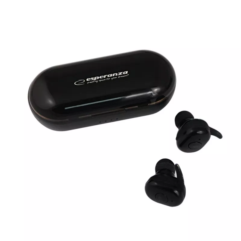 Esperanza TWS CARDERA austiņas bezvadu ievietojamās zvani/mūzika Bluetooth melnas