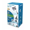 Galda lampa ESPERANZA AVIOR E27 12W LED, melna, regulējams augstums, elastīga svira, E27 ligzda