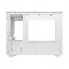 Datora korpuss DeepCool CH160 PLUS WH Small Form Factor balts, microATX, rūdīts stikls, USB-C