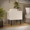 Naktsgaldiņš Cama LUCCA, cama meble, 47x40x52 cm, kašmira krāsa, MDF/skaidu plātne, 2 gab. komplekts