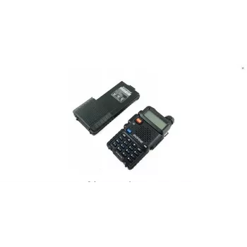 Rokas divpusējā radiostacija Baofeng UV-5R HTQ 3800 USB-C, 5 W, 3800 mAh, USB-C, FM 64–108 MHz, VOX, ANR, lukturītis