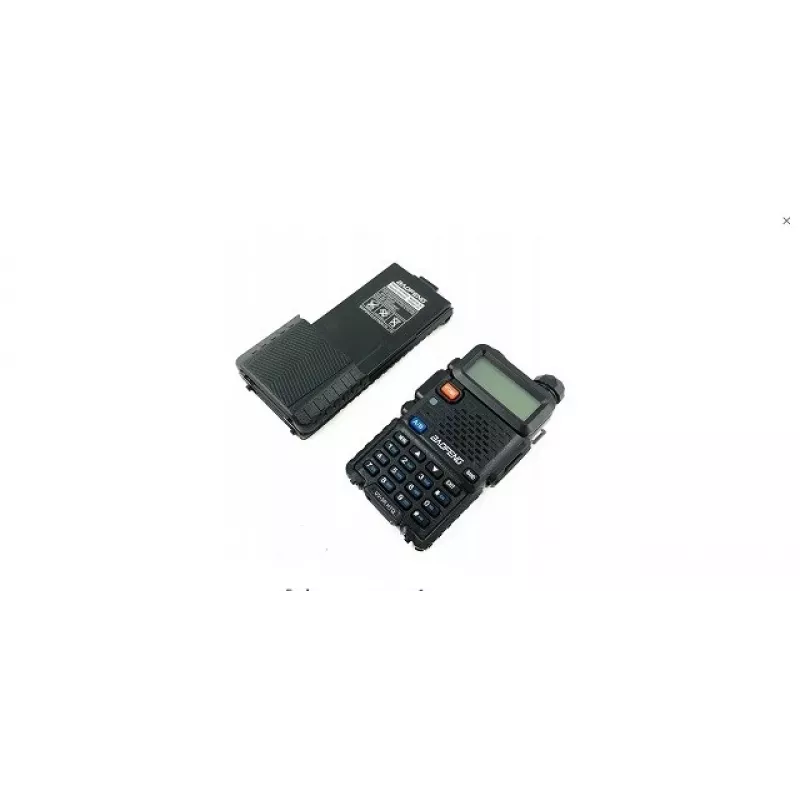 Rokas divpusējā radiostacija Baofeng UV-5R HTQ 3800 USB-C, 5 W, 3800 mAh, USB-C, FM 64–108 MHz, VOX, ANR, lukturītis