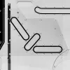 Singularity Computers Spectre 2.0 Elite Kit sānu sadales plāksne - melna