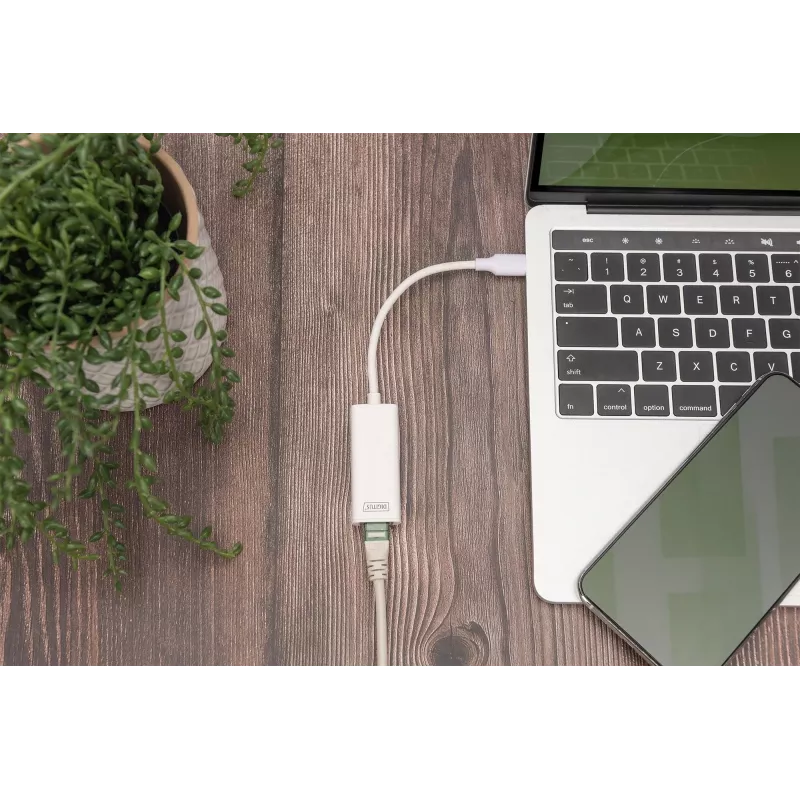 Digitus DN-3024 USB 3.0 adapteris 20 cm 1x USB-C uz 1x RJ45 ekranēts