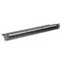 ROLINE Cat. 6 / Class E 48,30cm (19)-Patchpanel, 24P, neekranēts, melns (26.11.0362)