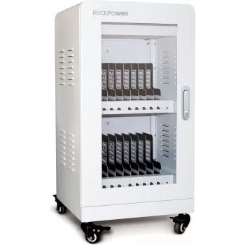 Portable device management cart RealPower Power Station 20