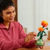 LEGO Icons krizantēmas zieda būvēšanas komplekts – radošs modelis pieaugušajiem, mākslīgā auga dāvana sievietēm, vīriešiem, viņai vai viņam, mājām, birojam