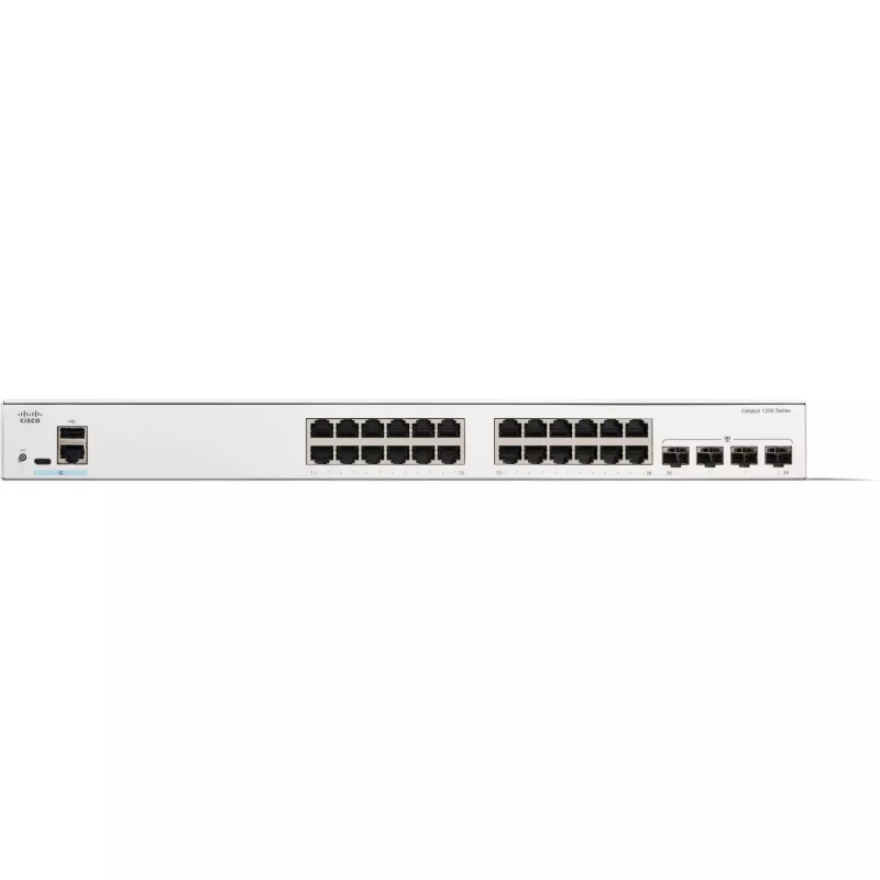 Pārvaldāms slēdzis Cisco Catalyst 1200-24T-4G 24 Port GE 4x1GE SFP