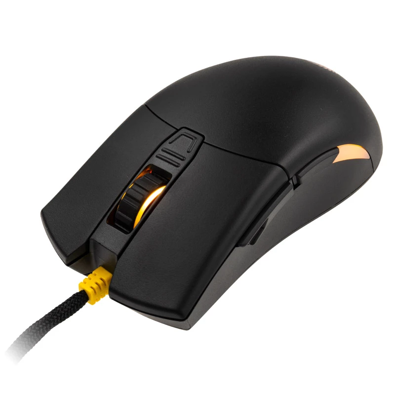 Ducky Secret M Retro pele Labroču USB Type-A Optiskā 16000 DPI